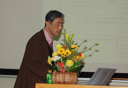 木下源一郎教授　講義